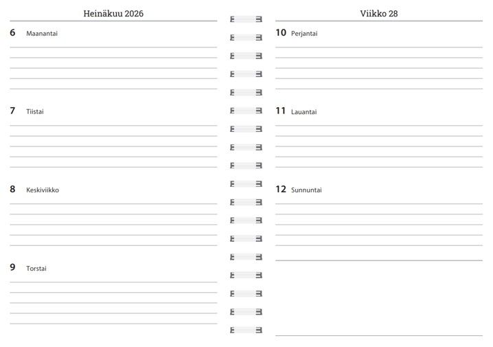 Vuosikalenterikirja 2027 Marimekko