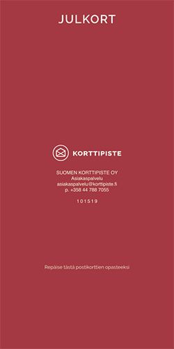 1 lokeron riviopaste Joulukortit Julkort