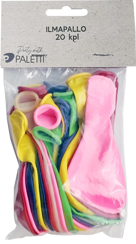 Ilmapallo lajitelma 20 kpl
