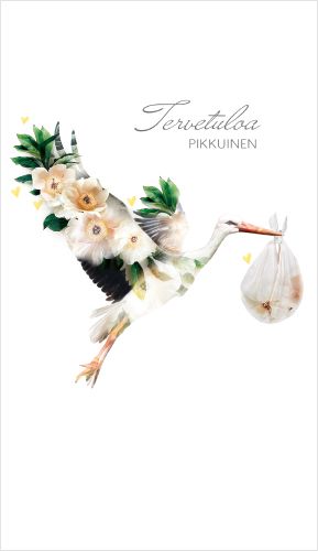 2-osainen kastekortti