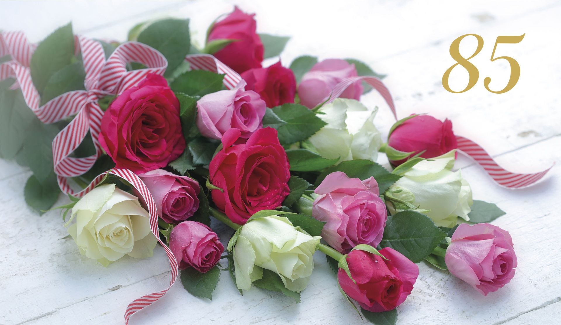 2-osainen onnittelukortti 85v ruotsinkielinen