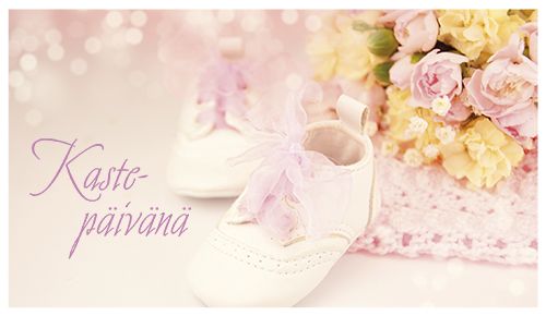 2-osainen kastekortti