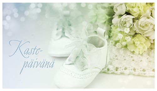 2-osainen kastekortti