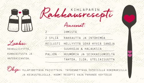 2-osainen kihlakortti