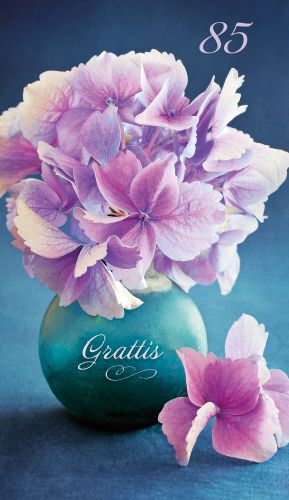 2-osainen onnittelukortti 85v ruotsinkielinen