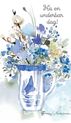 2-osainen kortti Minna Immonen ruotsinkielinen