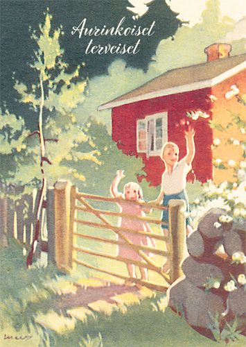 Postikortti Martta Wendelin