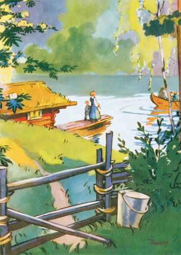 Postikortti Martta Wendelin