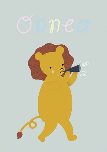 Postikortti lasten onnittelu Iisa Nuorttila