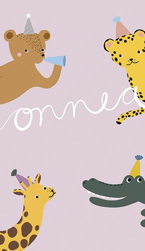 2-osainen lasten onnittelukortti Iisa Nuorttila