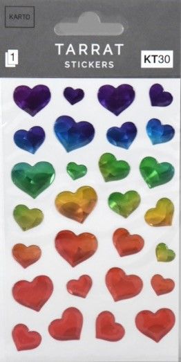 Erikoistarrapakkaus sydämet