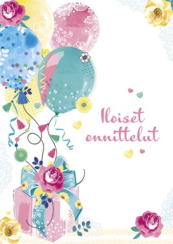 Postikortti lasten onnittelu