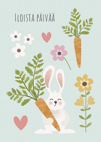 Postikortti lasten onnittelu