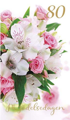 2-osainen onnittelu 80v ruotsinkielinen