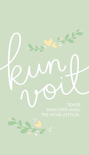 2-osainen kortti NinniMoi