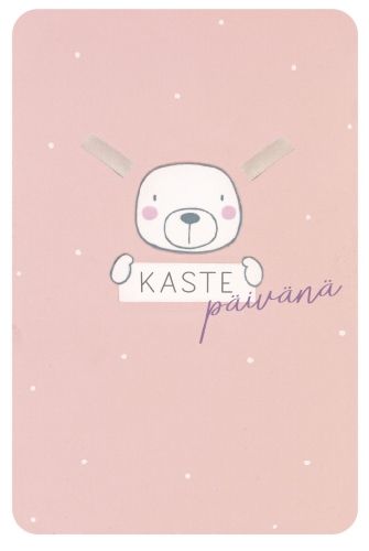 2-osainen kastekortti