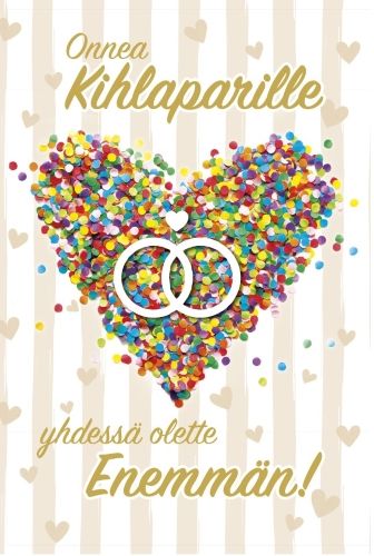 2-osainen kihlakortti