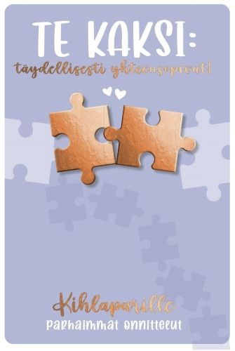 2-osainen kihlakortti