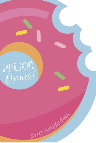 2-osainen nuorten onnittelukortti