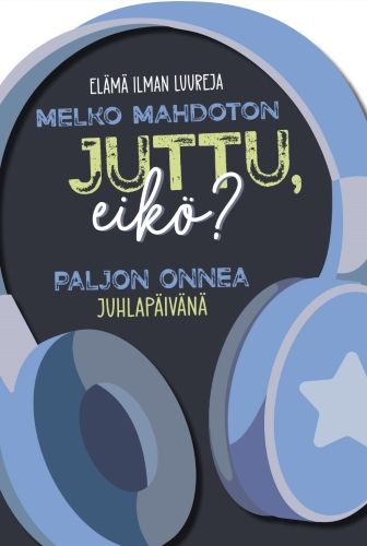 2-osainen nuorten onnittelukortti