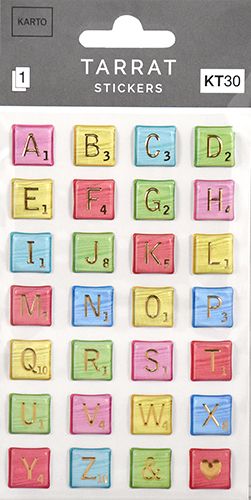 Erikoistarrapakkaus kirjaimet