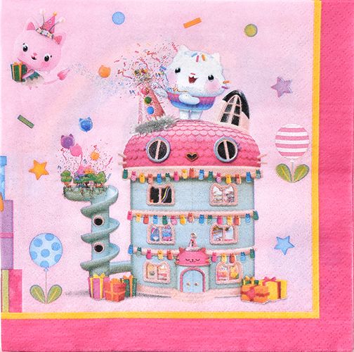 Lautasliina 33cm Gabbys Dollhouse 20kpl