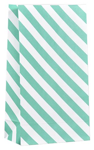 Partypussi vihreä/valkoinen 8 kpl