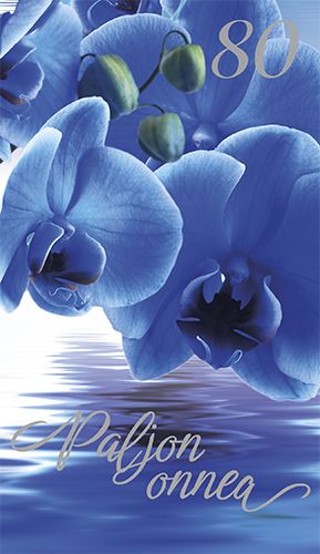 2-osainen onnittelu 80v