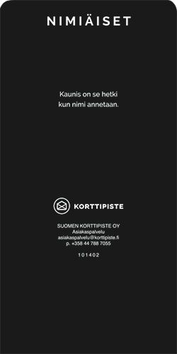 Riviopaste 1 lokero Nimiäiset