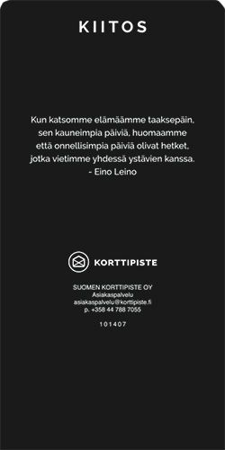 Riviopaste 1 lokero Kiitos