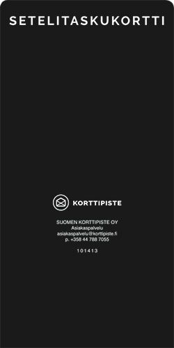 Riviopaste 1 lokero Setelitaskukortti