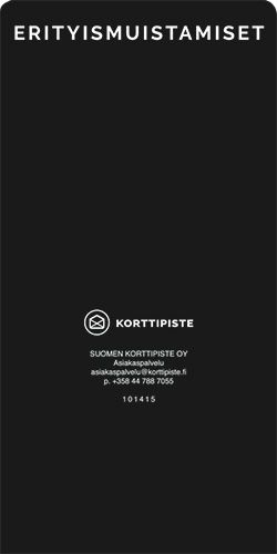 Riviopaste 1 lokero Erityismuistamiset