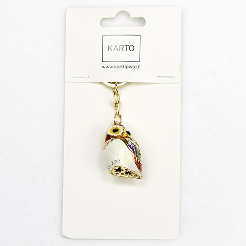 Avaimenperä glitter pöllö