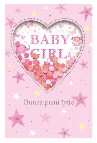 2-osainen vauvaonnittelu tyttö