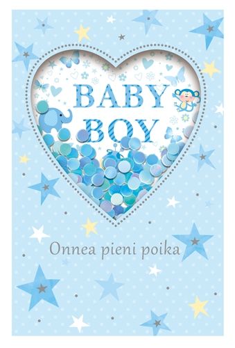 2-osainen vauvaonnittelu poika