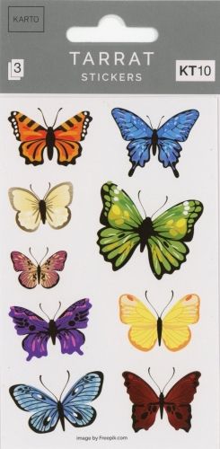 Tarrapakkaus perhoset