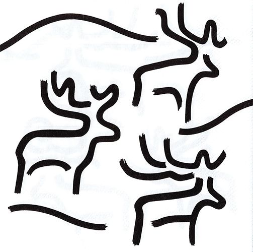 Servetti 25cm Pentik Tokka valkoinen