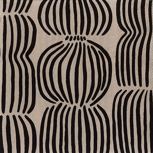 Servetti 33cm Pentik Vilja musta-pellava