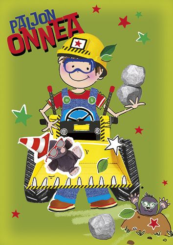 Postikortti lasten onnittelu