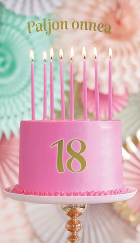 2-osainen onnittelukortti 18v Hallmark