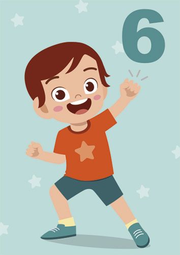 Postikortti onnittelu 6v