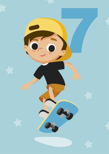 Postikortti onnittelu 7v