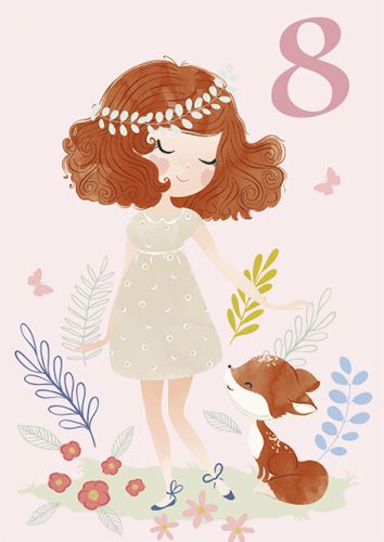 Postikortti onnittelu 8v