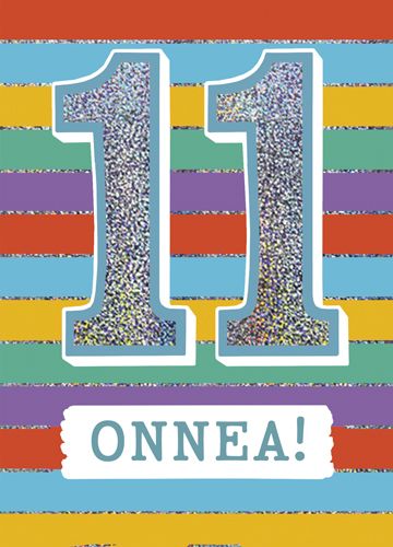 Postikortti onnittelu 11v Hallmark