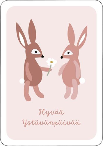 Ystävänpäiväkortti Satu Dolk