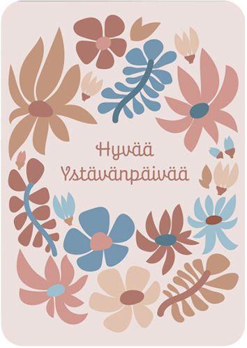 Ystävänpäiväkortti Satu Dolk