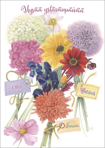 Ystävänpäiväkortti Marjolein Bastin
