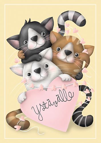 Ystävänpäiväkortti Mutturalla