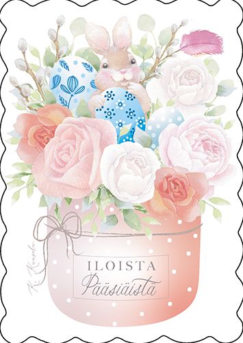 Pääsiäiskortti Katri Kuusela