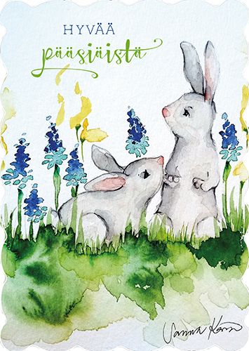 Pääsiäiskortti Sanna Kärki